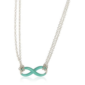 Tiffany & Co. Sterling Silver  Infinity Necklace